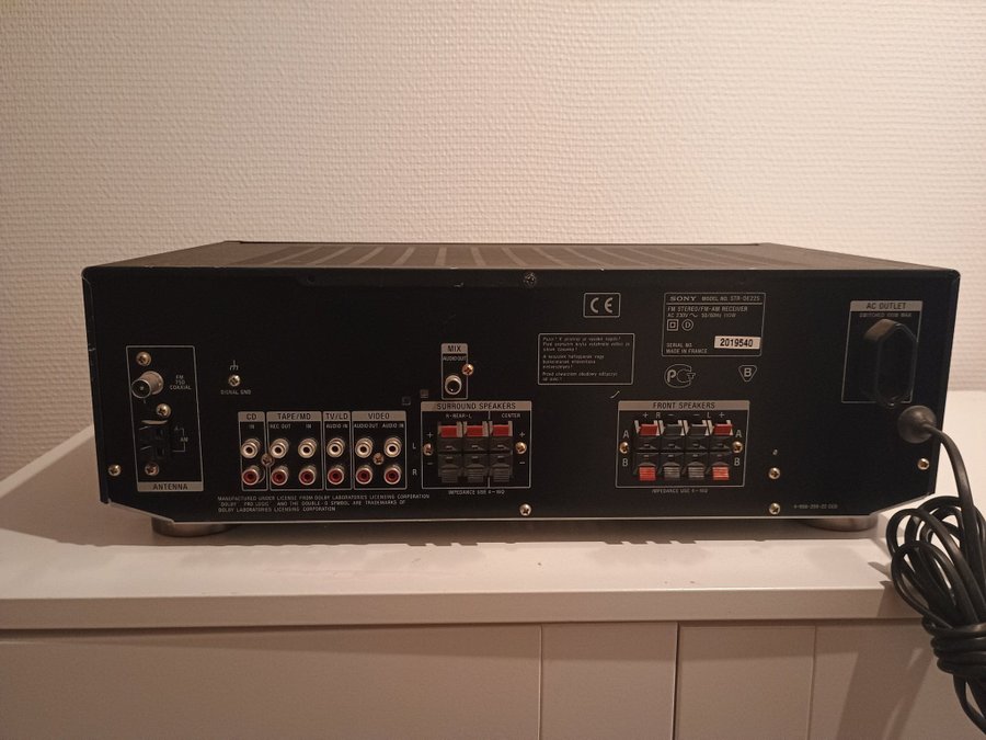 Sony STR-DE225 Receiver