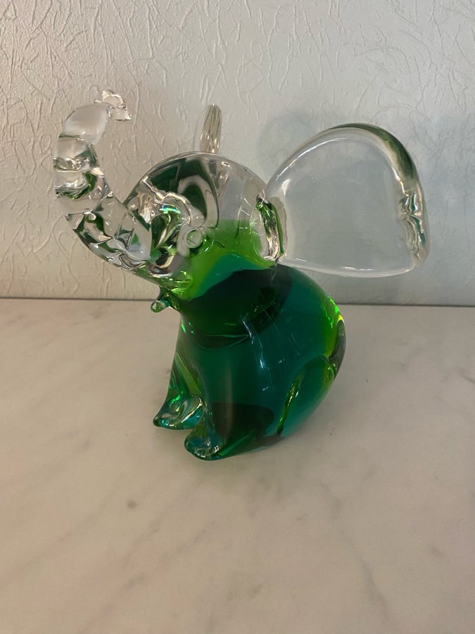 FM Ronneby elefant konstglas