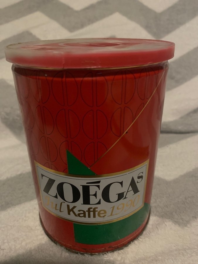 Zoegas plåtburk Julkaffe 1990