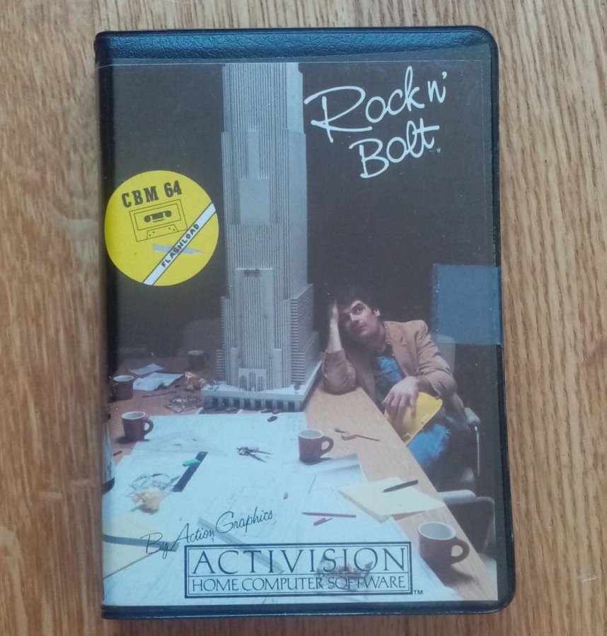 Rock'n Bolt (Activision) ->TESTAD<- Commodore 64 / C64 Spel