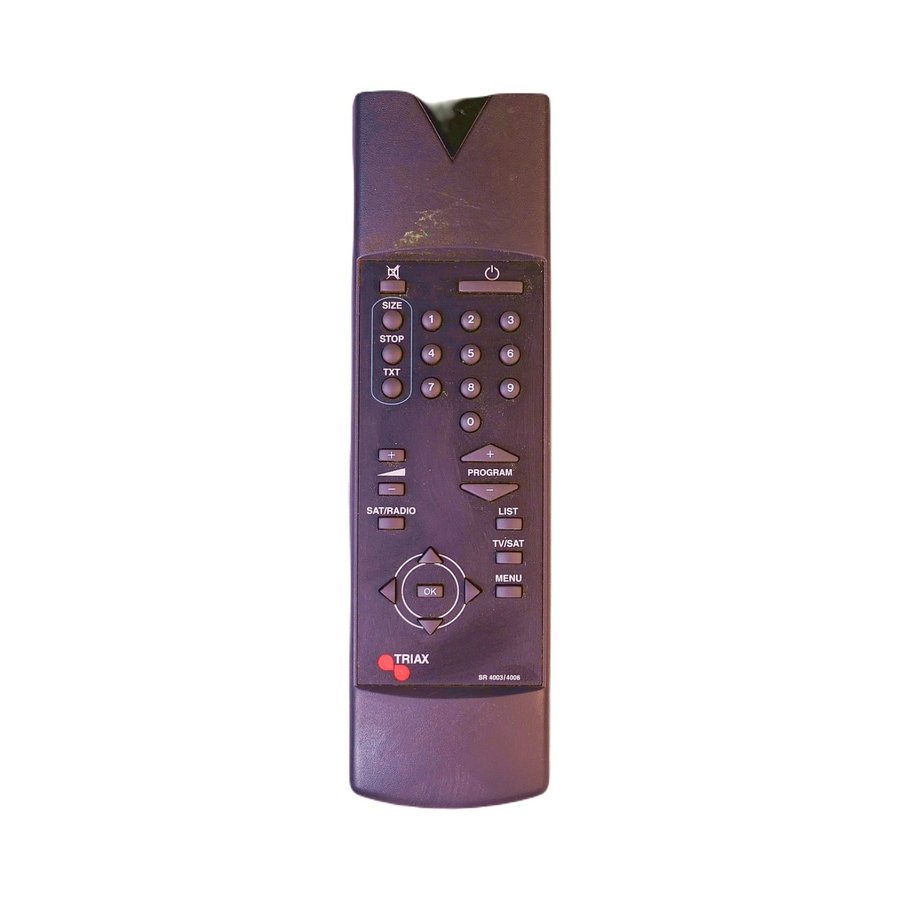 Triax SR 4003/4006 - REMOTE CONTROL