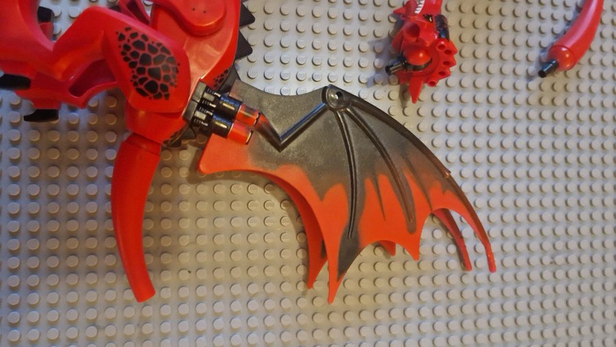 Lego red dragon