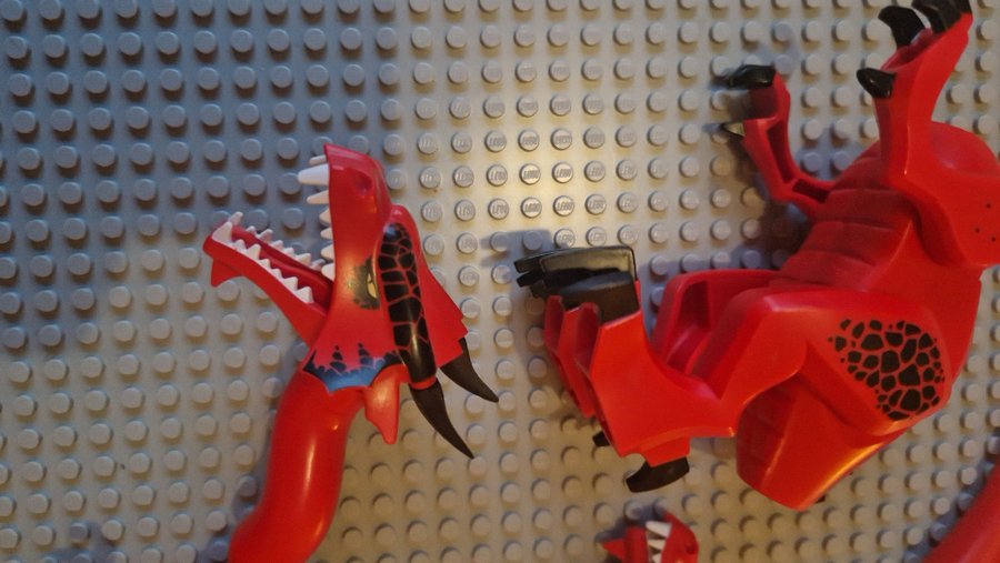 Lego red dragon