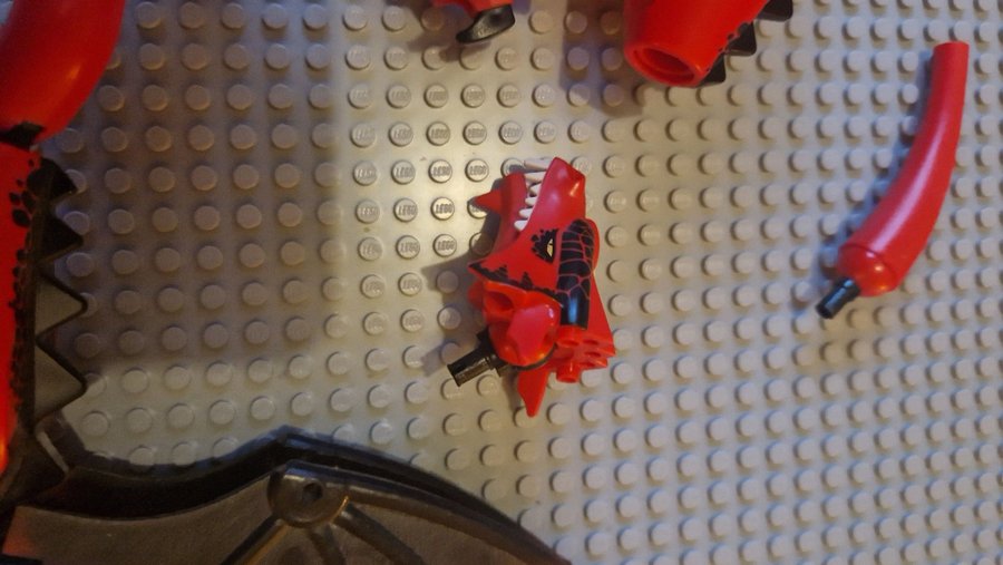 Lego red dragon