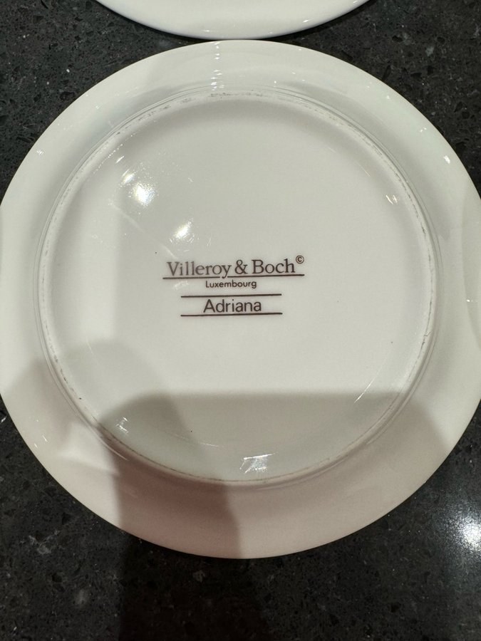 Villeroy  Boch 6 cups, 6 saucers and a bowl