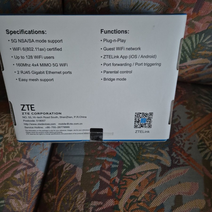 Zte mc888 5g router oanvänd pro