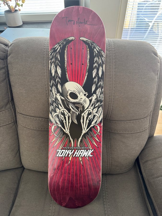 Signerad Birdhouse Tony Hawk An Evening With Tony Hawk Skateboard Deck