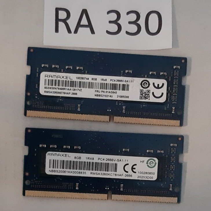 Ramminne DDR4 16GB (2x8GB) 2666MHz för laptop