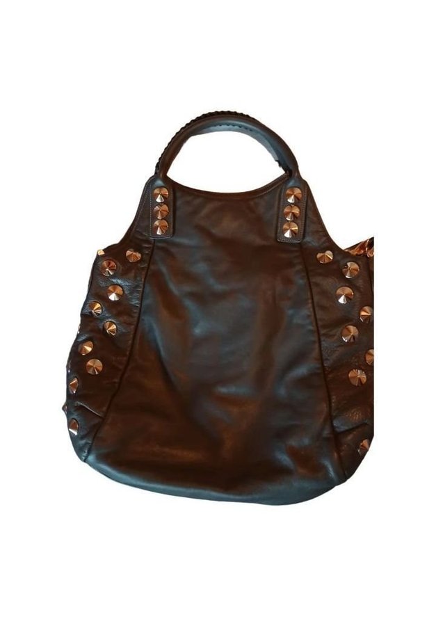 Be  D Garbo studded tote bag, väska med nitar