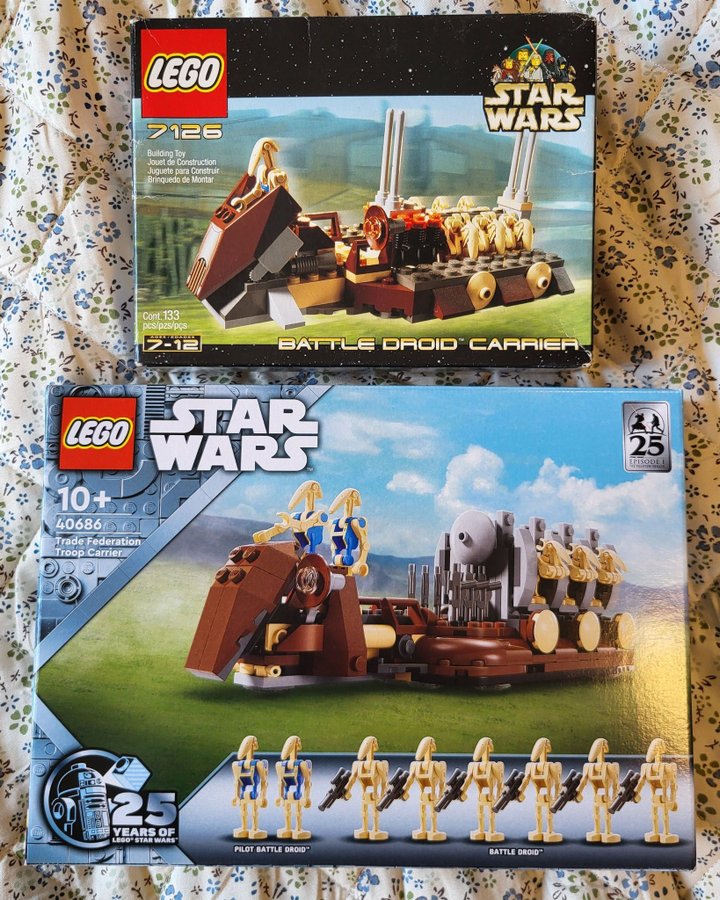 LEGO Star Wars 7126  40686 (1999 + 2024) New/sealed