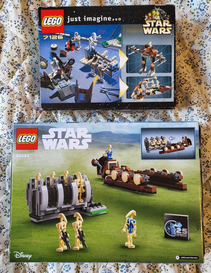 LEGO Star Wars 7126  40686 (1999 + 2024) New/sealed