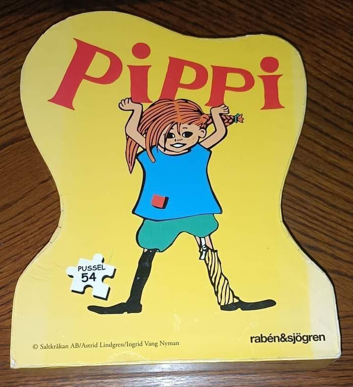 Pussel - Pippi Långstrump / 54 bitar / Astrid Lindgren