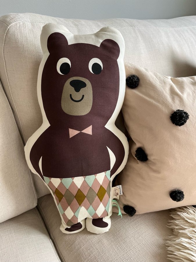 Ferm Living design Nallekudde FERM LIVING Stuffed Cushions - Mr Bear