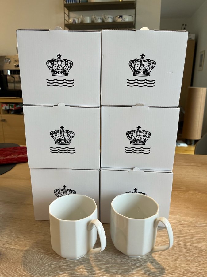 Royal Copenhagen muggar 6 st NYA