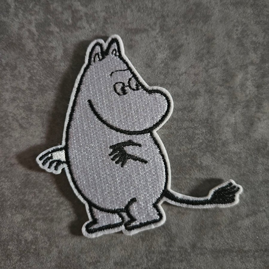 DIY / Tygmärke Patch / stryk på kläder / Mumin