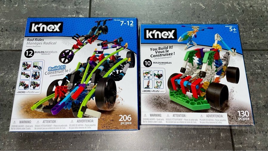 K'nex Rad Rides Manèges Radical  K'nex You Build It! Vous le Construisez!