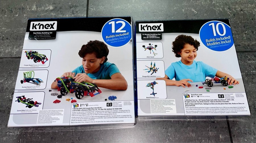 K'nex Rad Rides Manèges Radical  K'nex You Build It! Vous le Construisez!