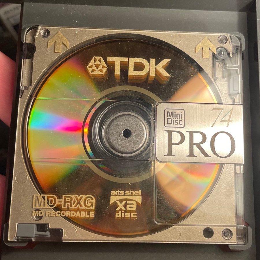 2 st Hi-End TDK MD-RXG MiniDisc 74 min