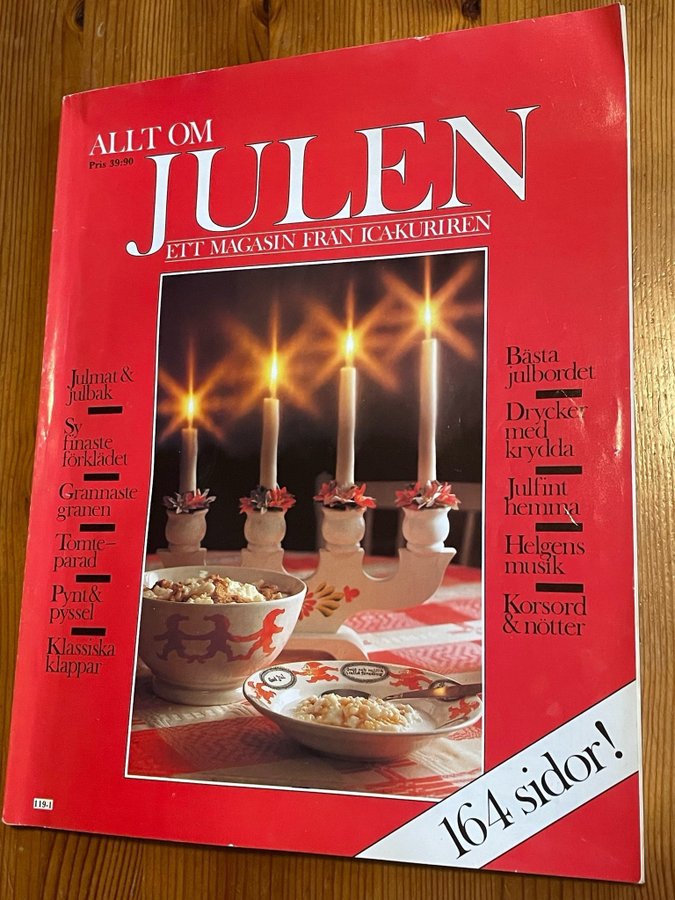 Allt om Julen 1989 - 164 sidor pyssel godis mat läsning och mycket annat