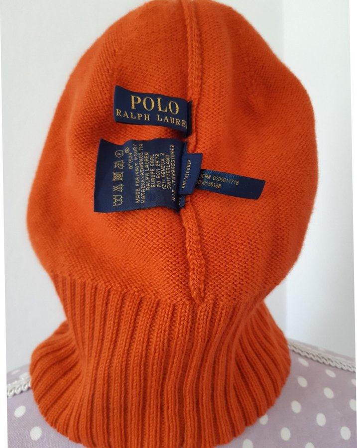 Mössa i 100% marinoull från Ralph Lauren One size