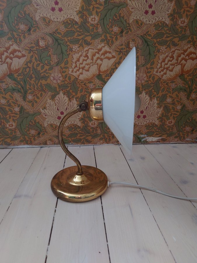 Retro vägglampa Ivars mässing