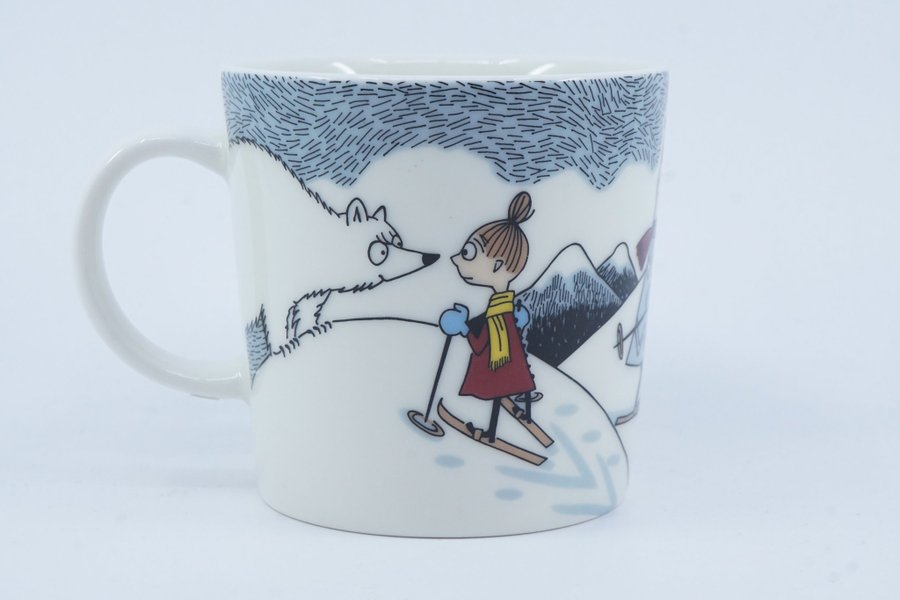 Muminmugg Skidor med herr Brisk / Moomin Mug Skiing with MrBrisk [A]