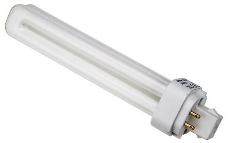 NYA! 2 st 4-pin 26w lysrörslampa GE Biax D/E F26DBX/830/4p/LL G24q-3