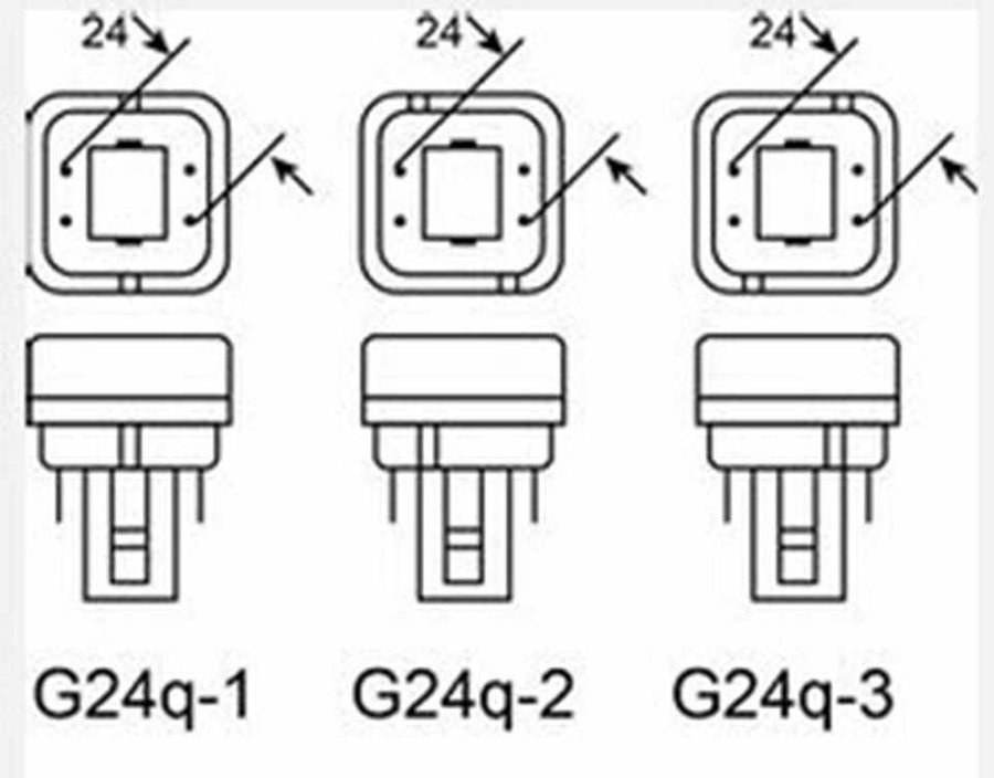 NYA! 2 st 4-pin 26w lysrörslampa GE Biax D/E F26DBX/830/4p/LL G24q-3