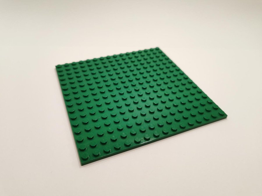 Lego - platta - plate - 16x16 - part 91405 - grön