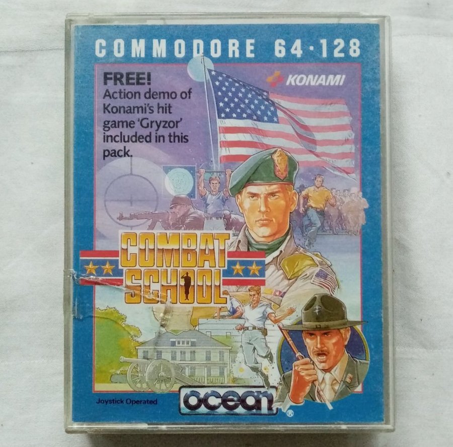 Combat School (Ocean Software - Konami) ->TESTAD<- Commodore 64 / C64 Spel