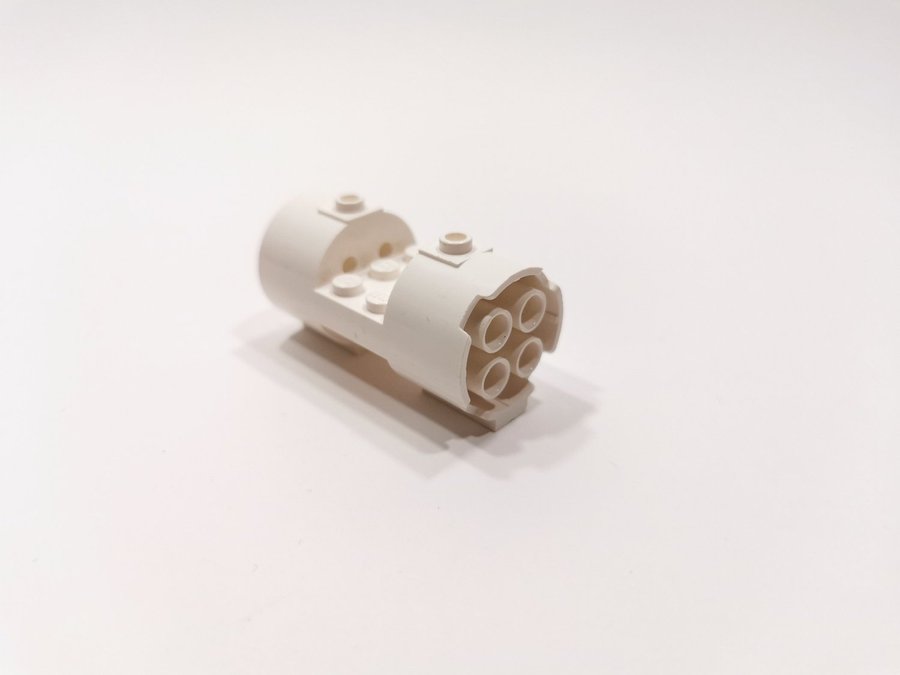 Lego - cylinder - x-wing - 3x6x2 2/3 - part 93168 - vit