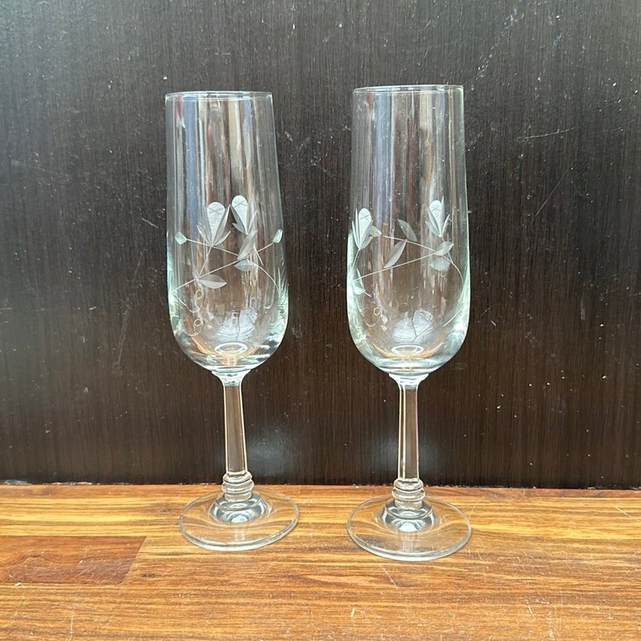 2 st champagneglas