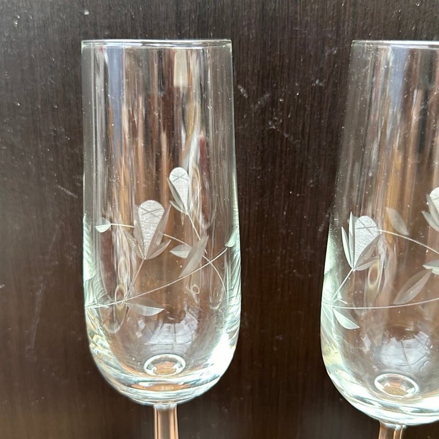 2 st champagneglas