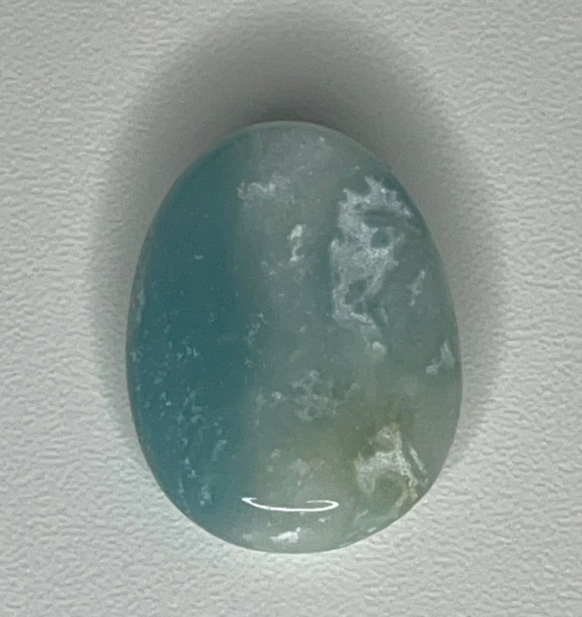 Naturlig Karibisk kalcit 46.10 ct cabochon, perfekt för smycken. Healing/Reiki