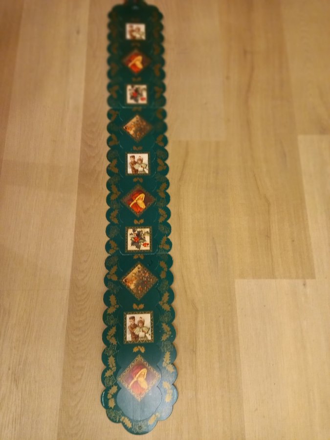 Äldre Stor Julbonad pappbonad julmotiv 100cm Hallmark