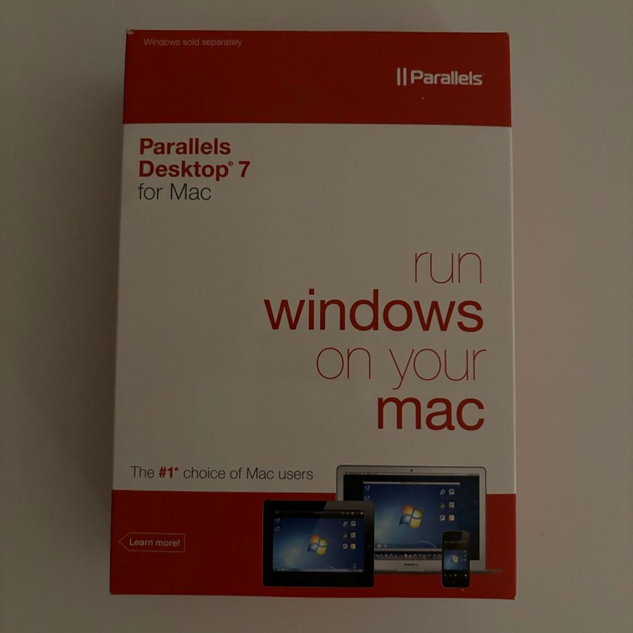 Parallels Desktop 7 för Mac (Kör Windows på MacOS <10.9)