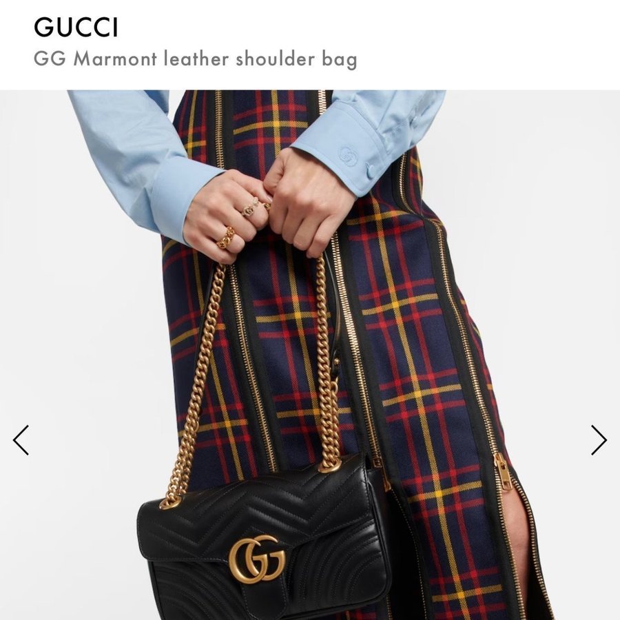 GUCCI GG Marmont axel väska