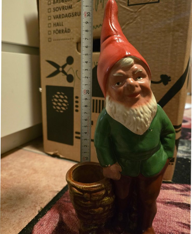 Antik gartenzwerg terrakotta gnome