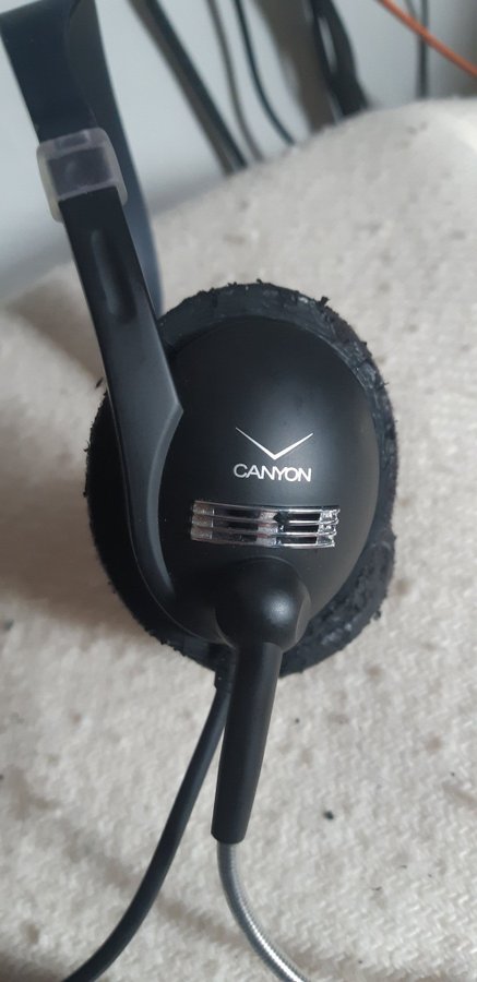 HEADSET MED JUSTERBAR MIKROFON CANYON CNR-HS1