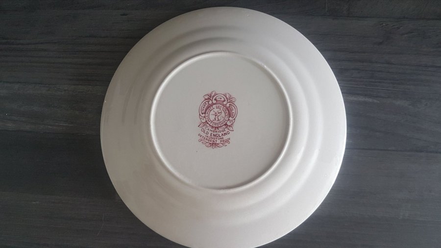 RETRO/OLD ENGLAND/"CAMBRIDGE"/STAFFORDSHIRE/TALLRIK