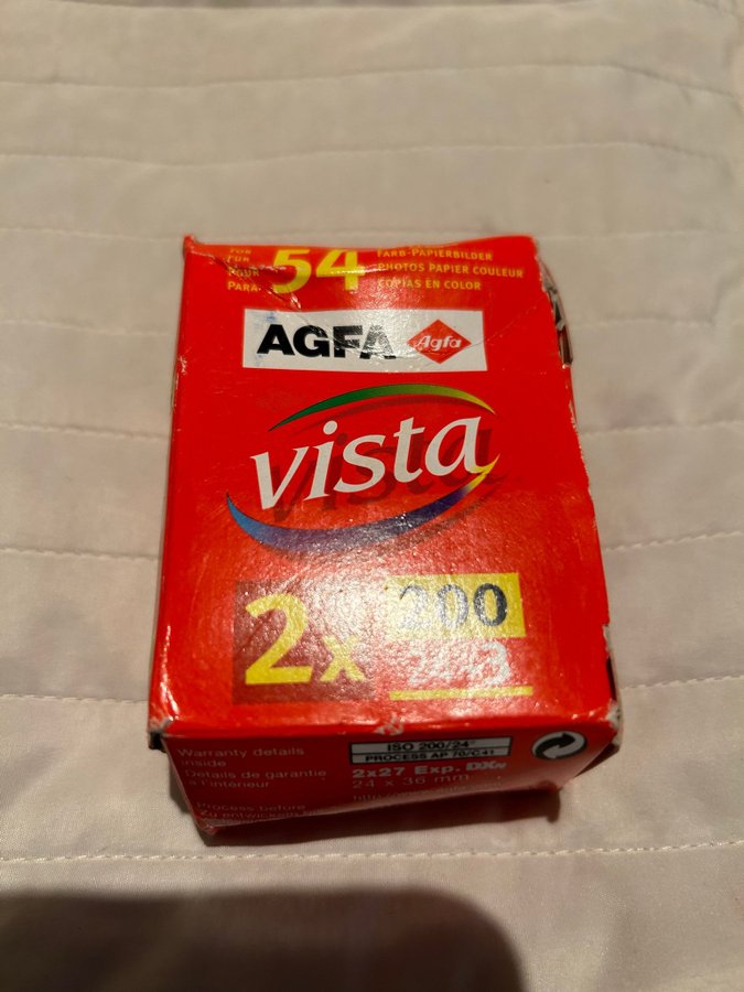 Agfa Vista 2x200 Film