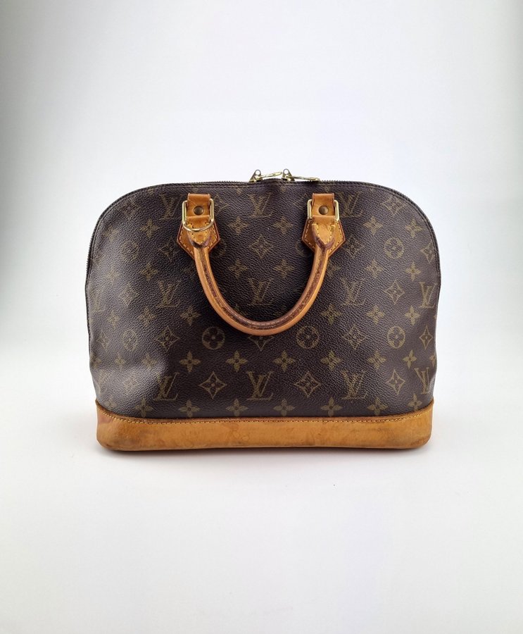 100% Äkta LOUIS VUITTON ALMA PM väska