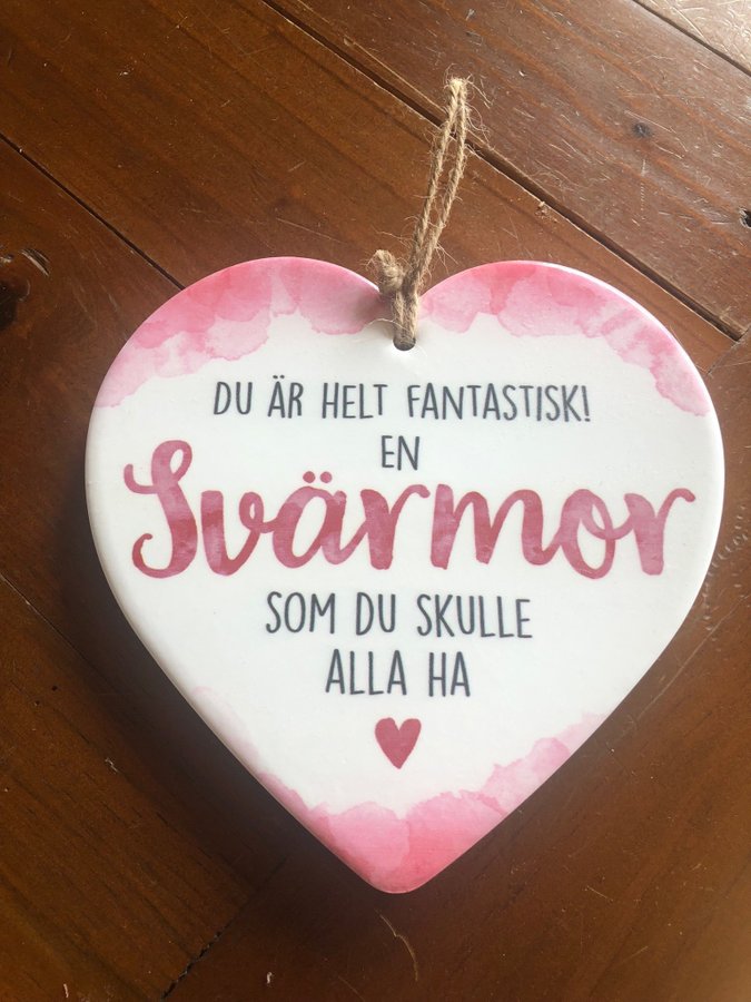 Porslins Hjärta till Svärmor