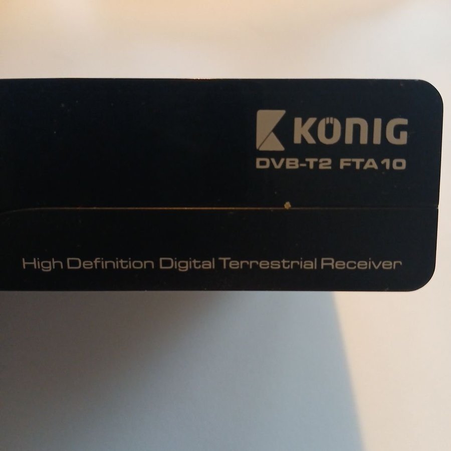 KONIG DVB-T2 FTA10 Digitalmottagare