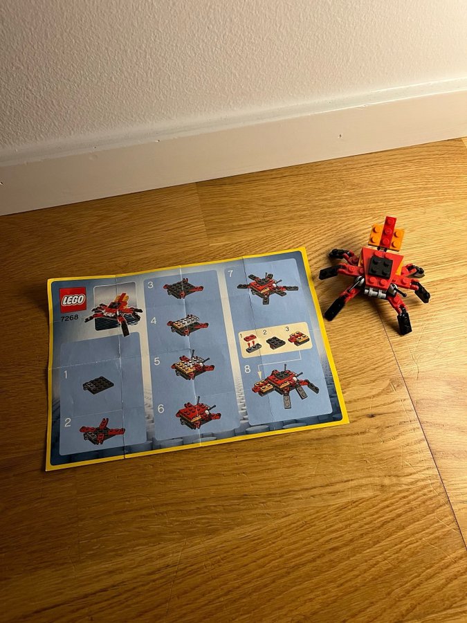 Lego Creature - Crab (7268) - 100% Komplett