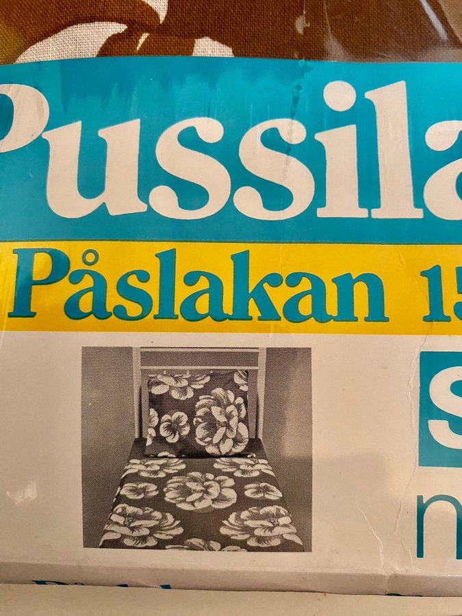 Finlayson brunt påslakan retro