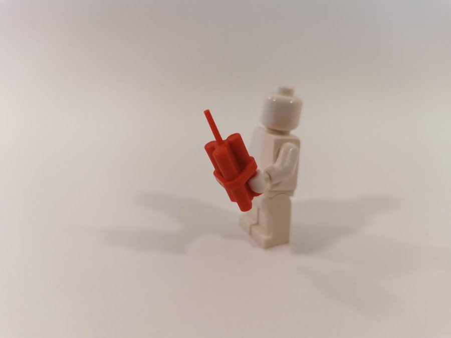 Lego - tillbehör - dynamit - röd