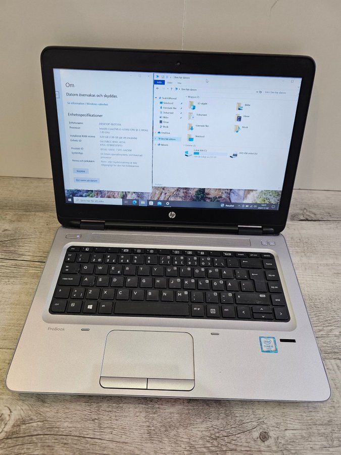 HP ProBook 640 G2 i5-6200U 14" 8 GB