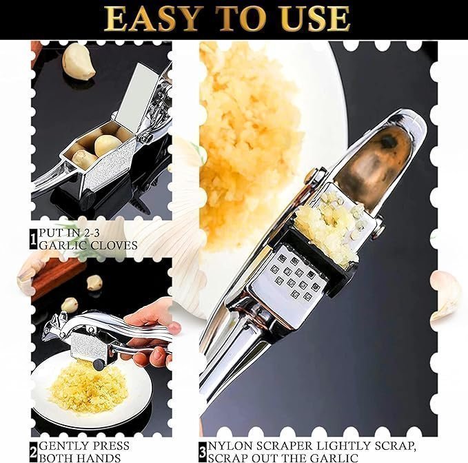 Helt ny Garlic Press vitlökspress vitlöksskärare