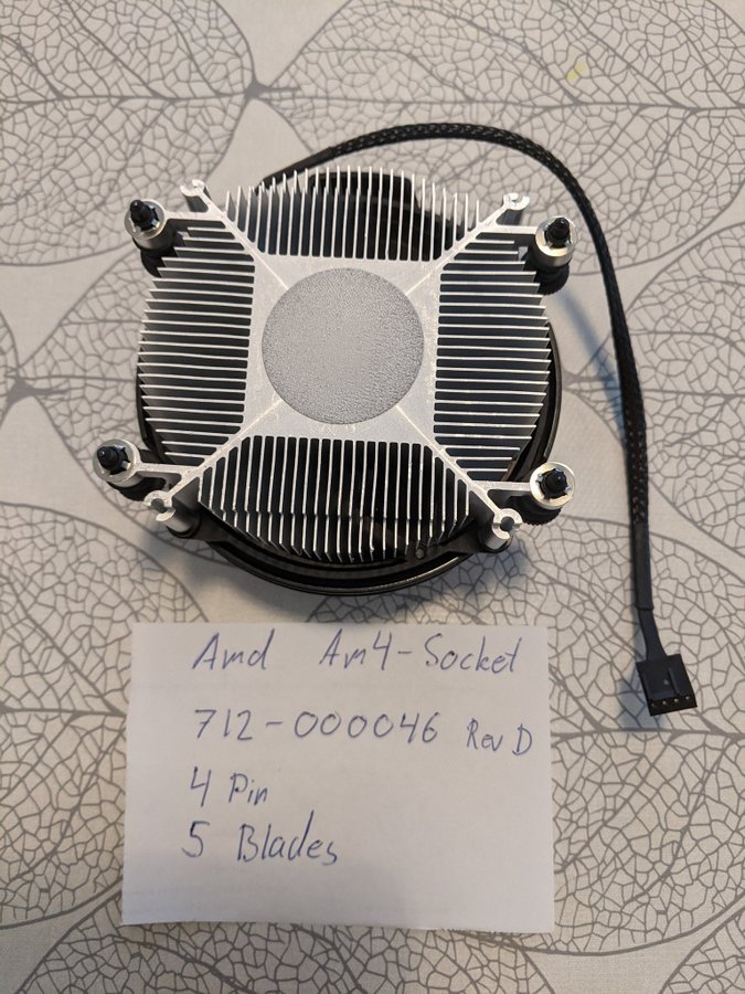 New AMD Wraith Stealth Cooler socket - AM4